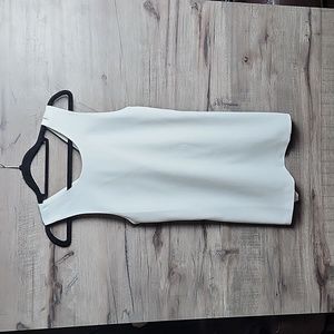 Theory Parieom Admiral Crepe Sleeveless Top in White
